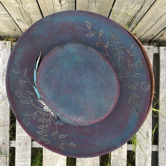 Bohemian feather hat - Picture 8 of 9